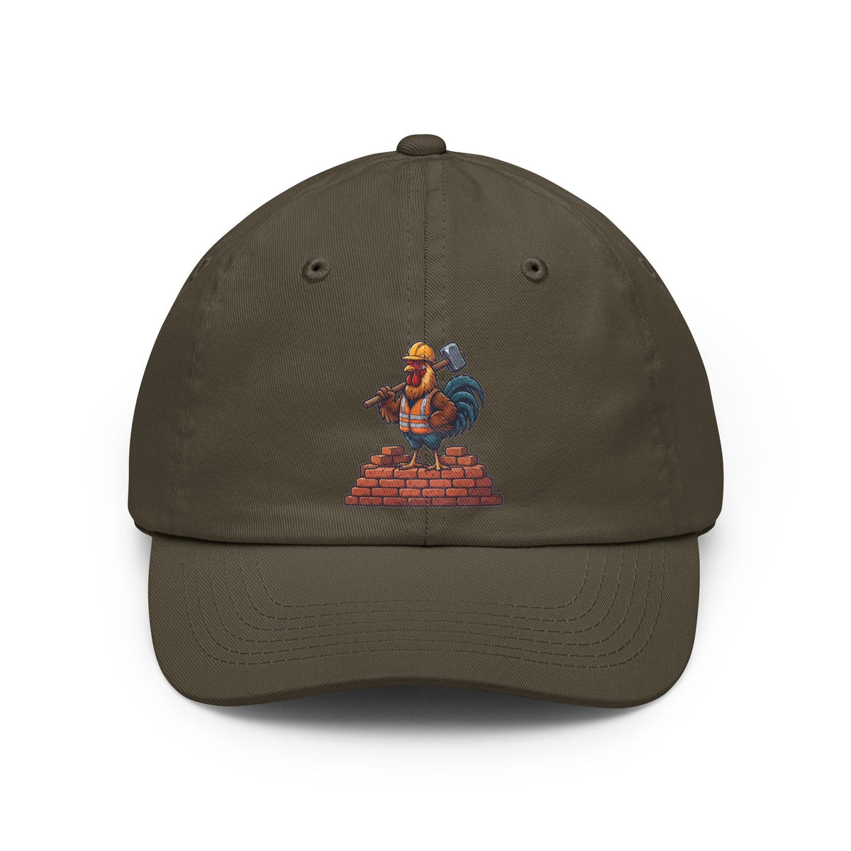 Color: Olive | Biggest Erection in Town Dad Hat — Graphic