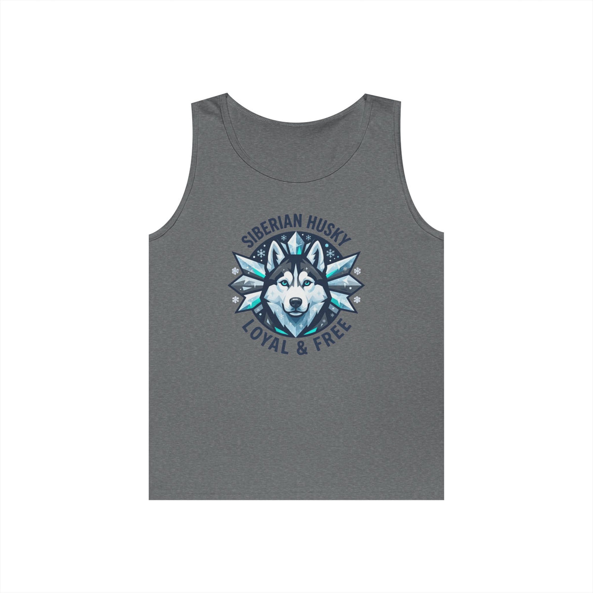 "Siberian Husky Loyal & Free" Tank Top