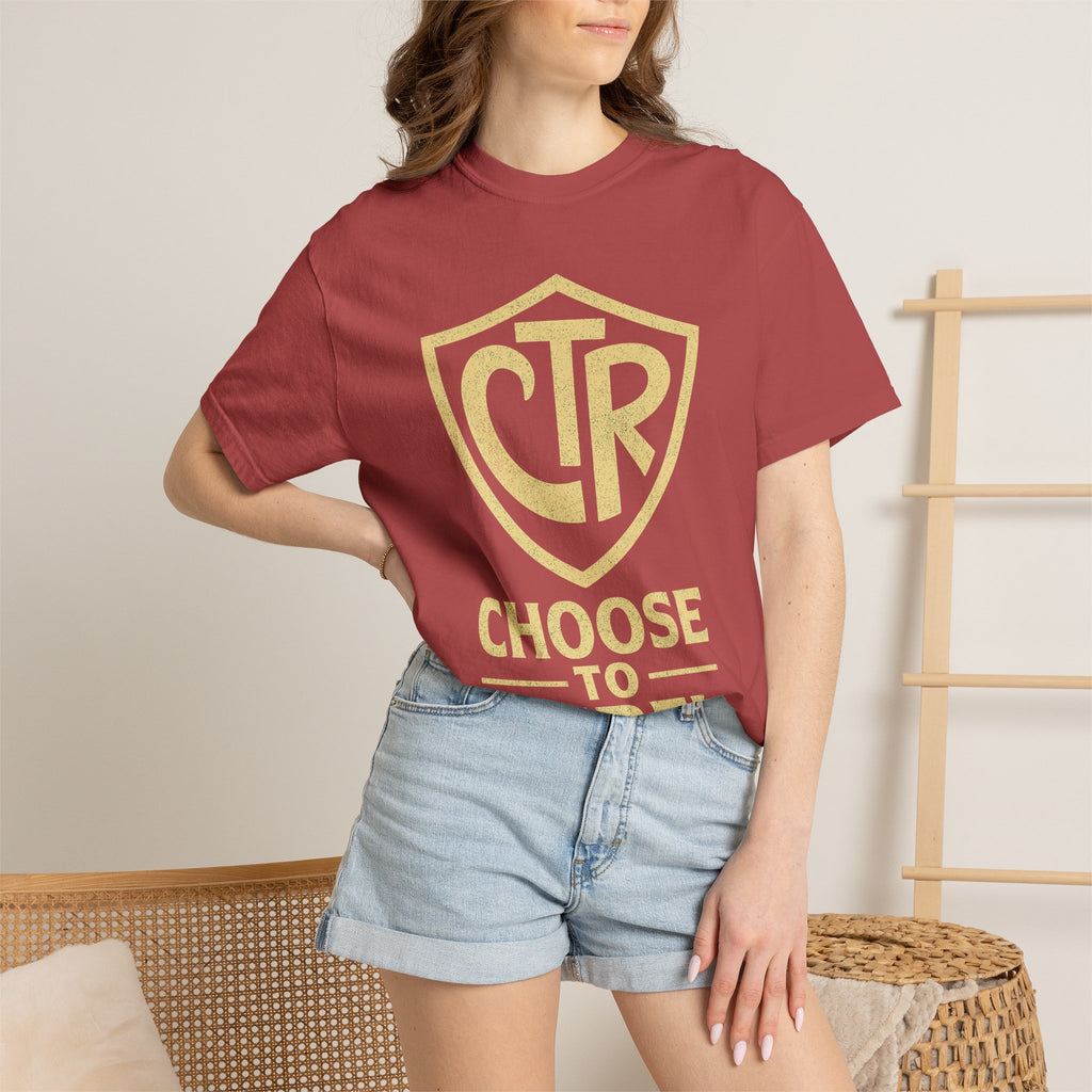 "CTR: Choose to Rebel" Unisex Garment-Dyed T-shirt