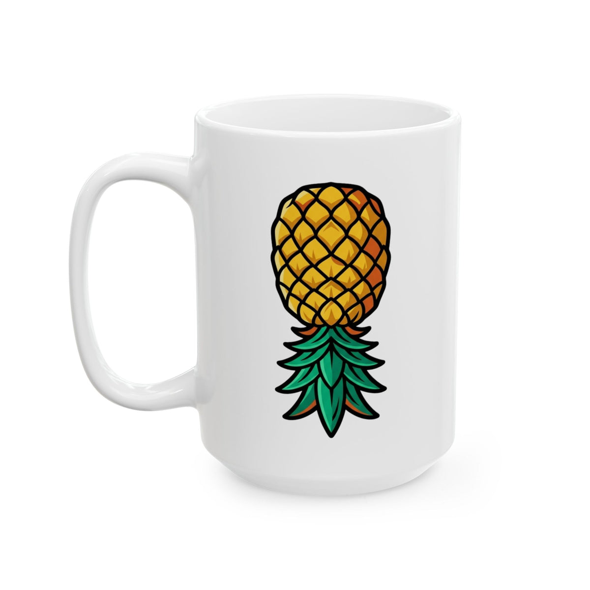 "Good Eating" White Ceramic Mug — Graphic