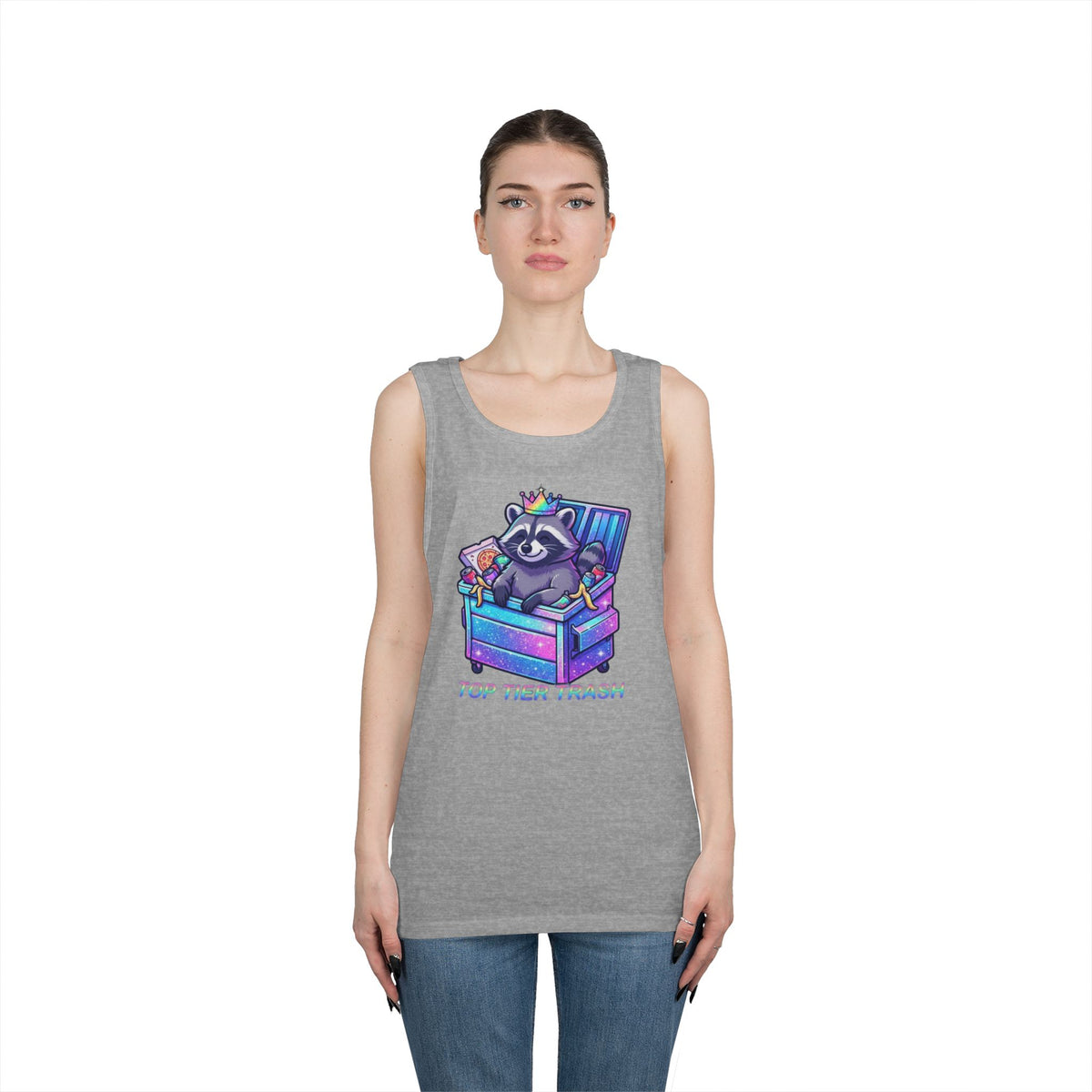 Color: Sport Grey | Top Tier Trash Tank Top