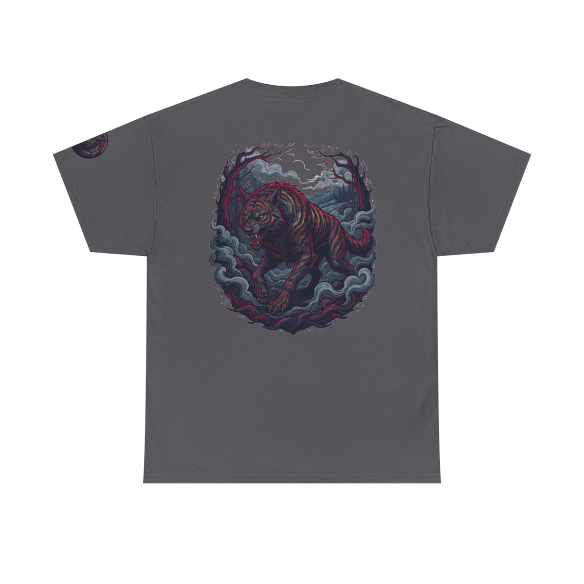 Color: Charcoal | The Beast of Gévaudan (France) Premium Graphic Tee