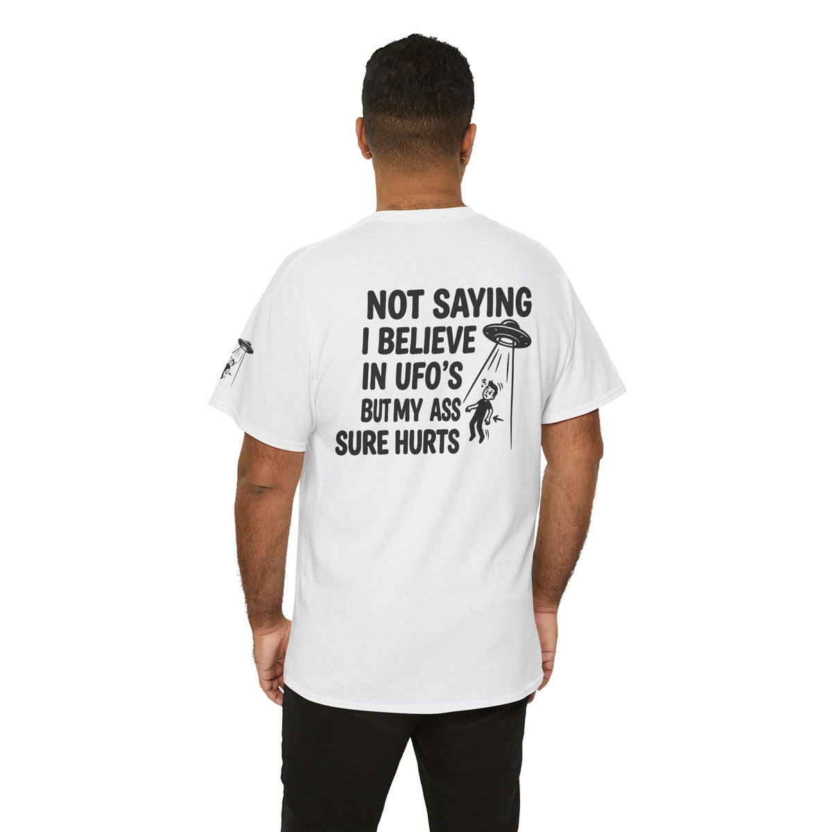 Color: White | UFO's Premium Graphic Tee
