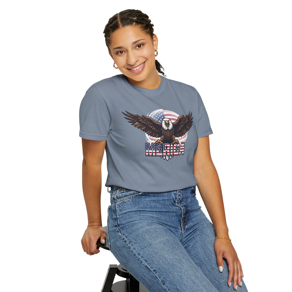 "Merica" Unisex Garment-Dyed Tee
