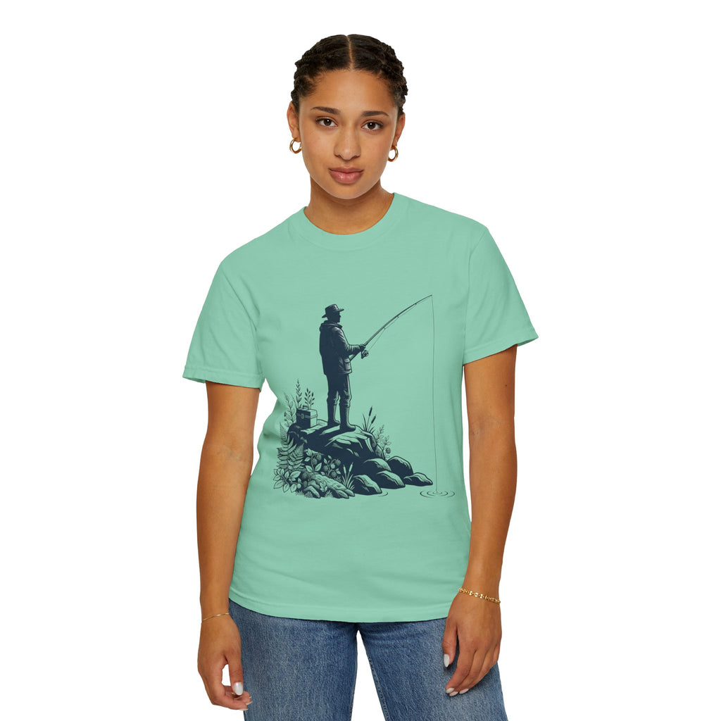 "Fishing" Unisex Garment-Dyed Tee