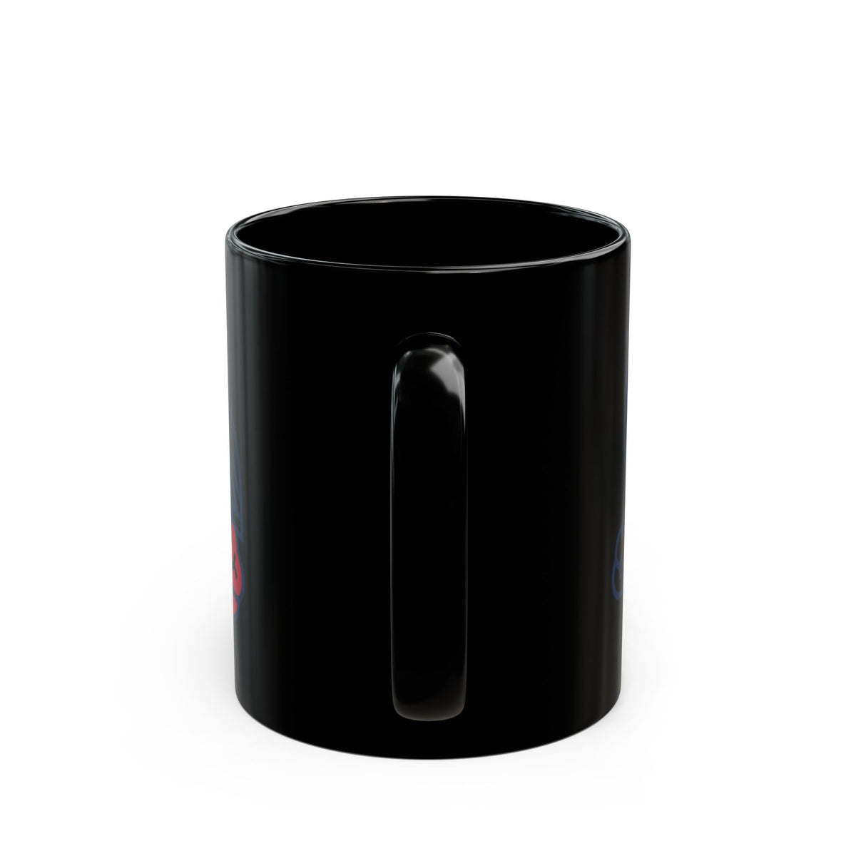 "Make America Think Again" Black Ceramic Mug — Graphic