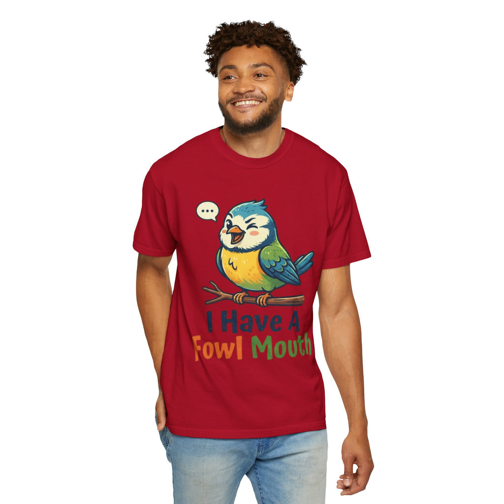 "Fowl Mouth" Unisex Garment-Dyed Tee