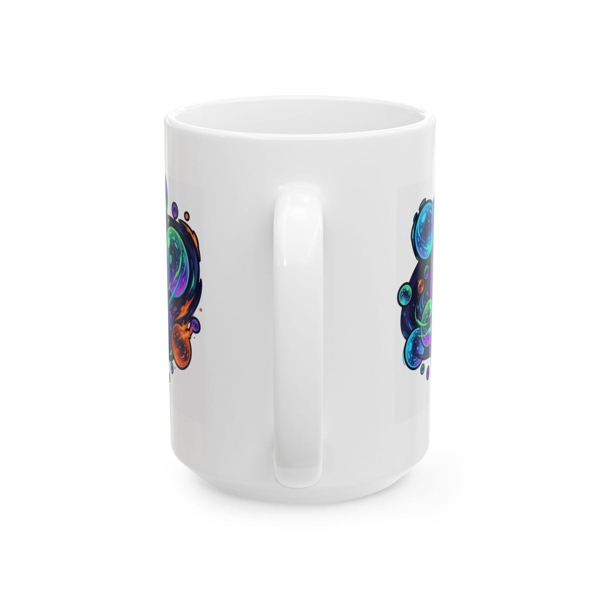 "MinMin Lights (Australian Folklore)" White Ceramic Mug — Graphic