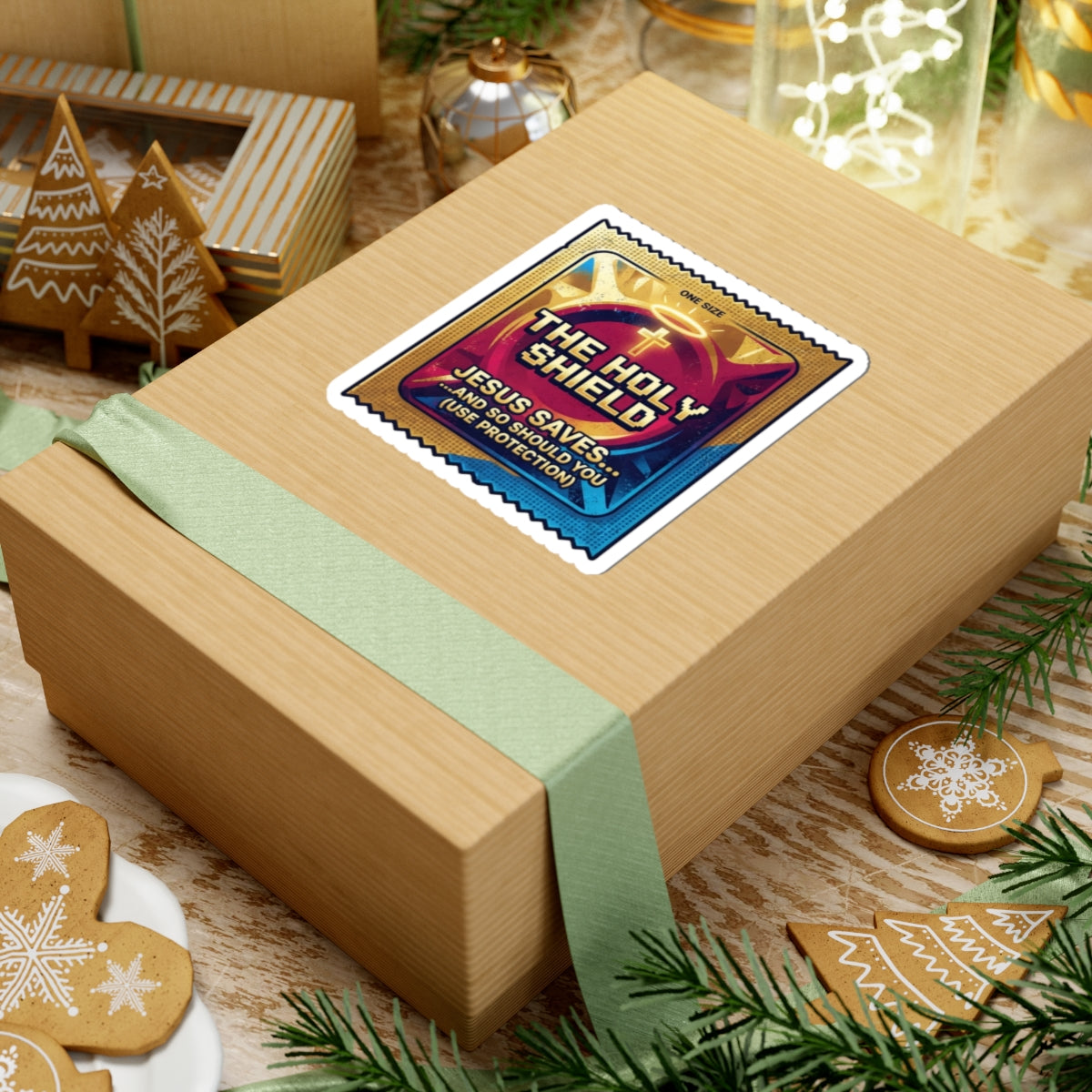 "Good Book Series The Holy Shield" Sticker — Main
