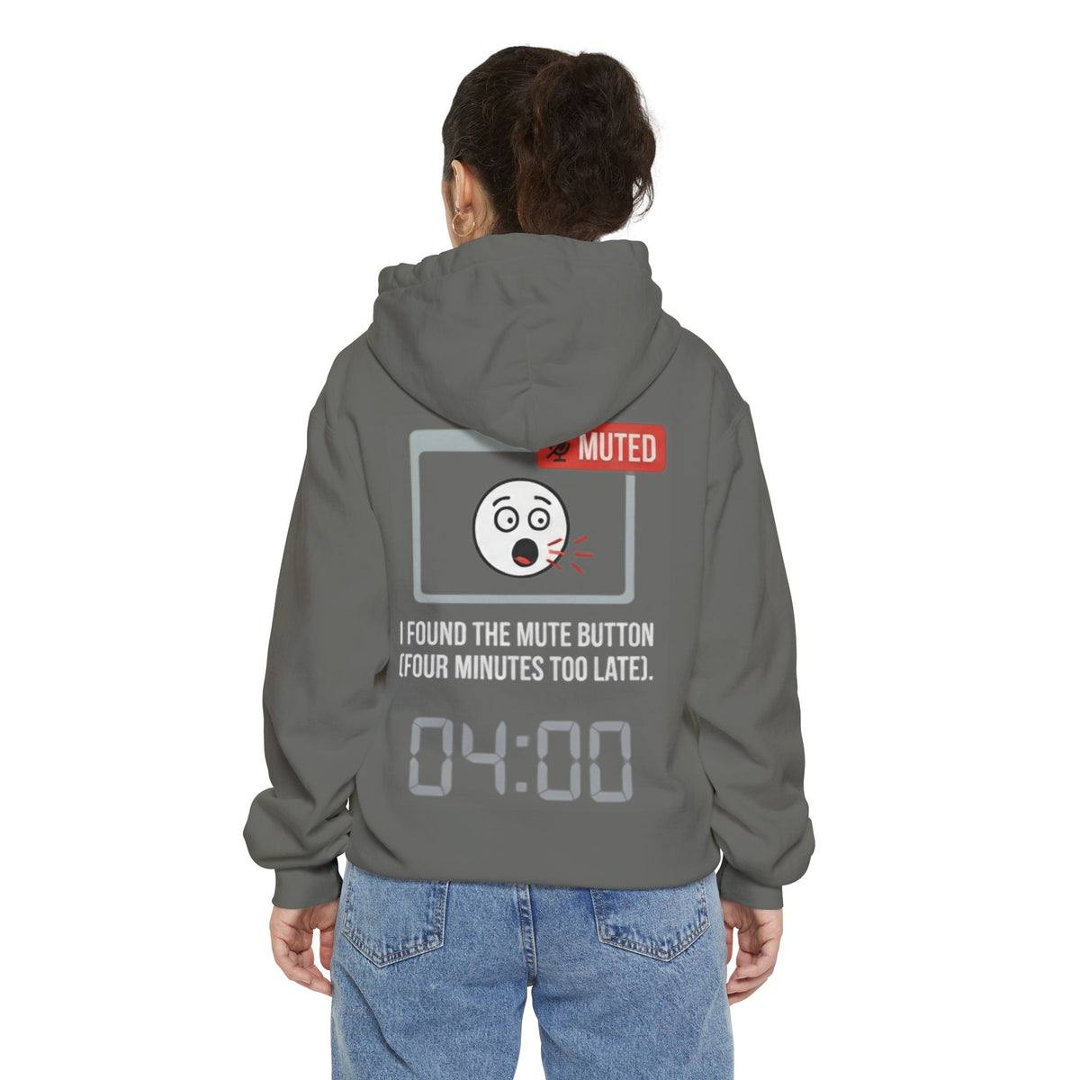 "I Found The Mute" Garment-Dyed Hoodie