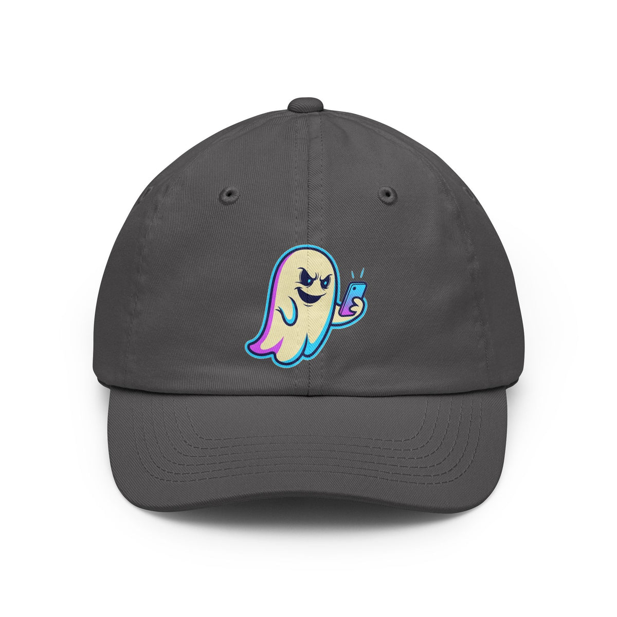 Color: Charcoal | Ghosting Dad Hat — Graphic