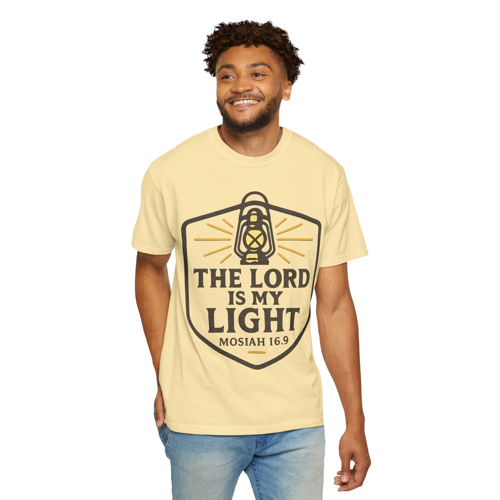 "The Lord is My Light" Unisex Garment-Dyed T-shirt