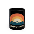 "Ex Mormon" Black Ceramic Mug — Graphic