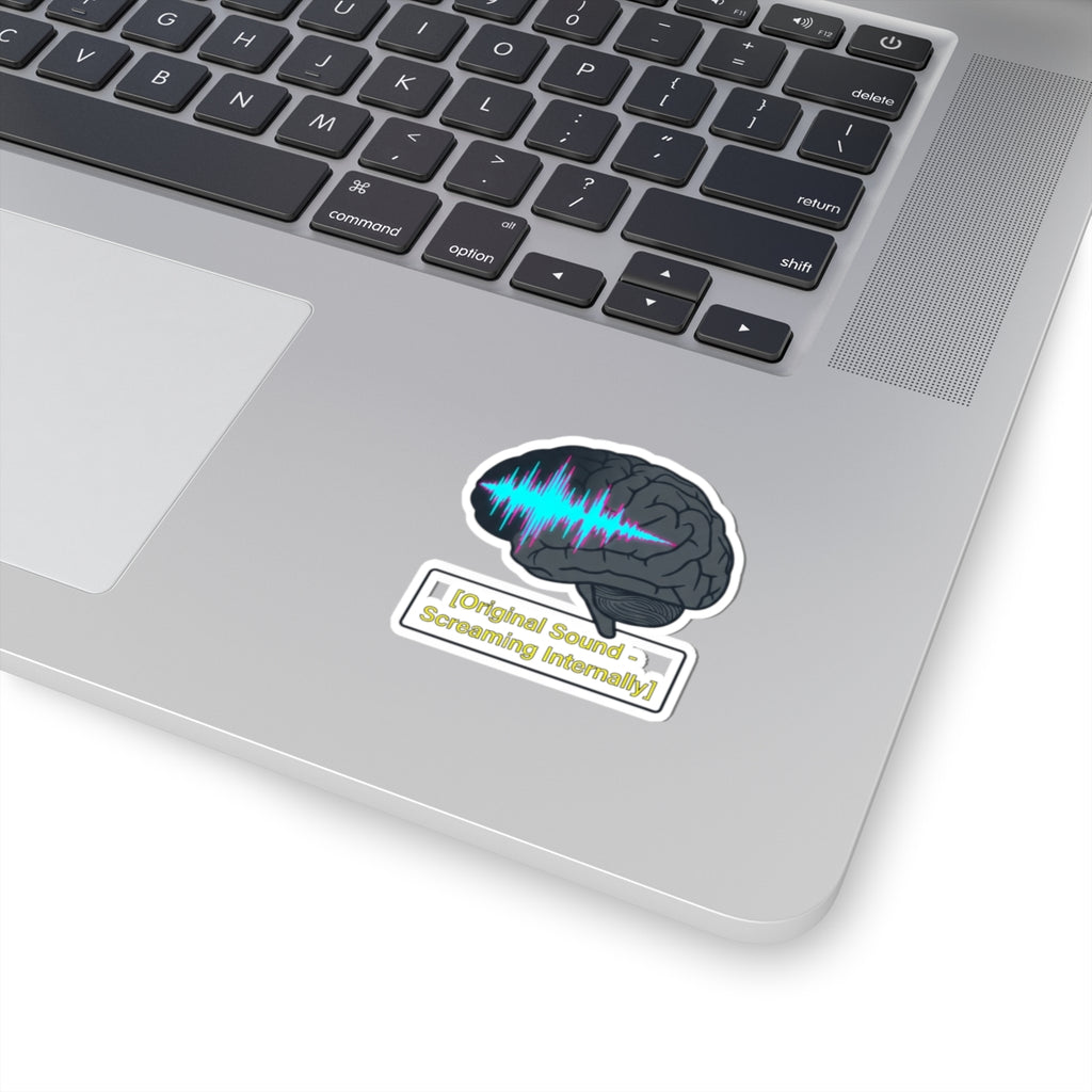 "Screaming Internally" Sticker — Main