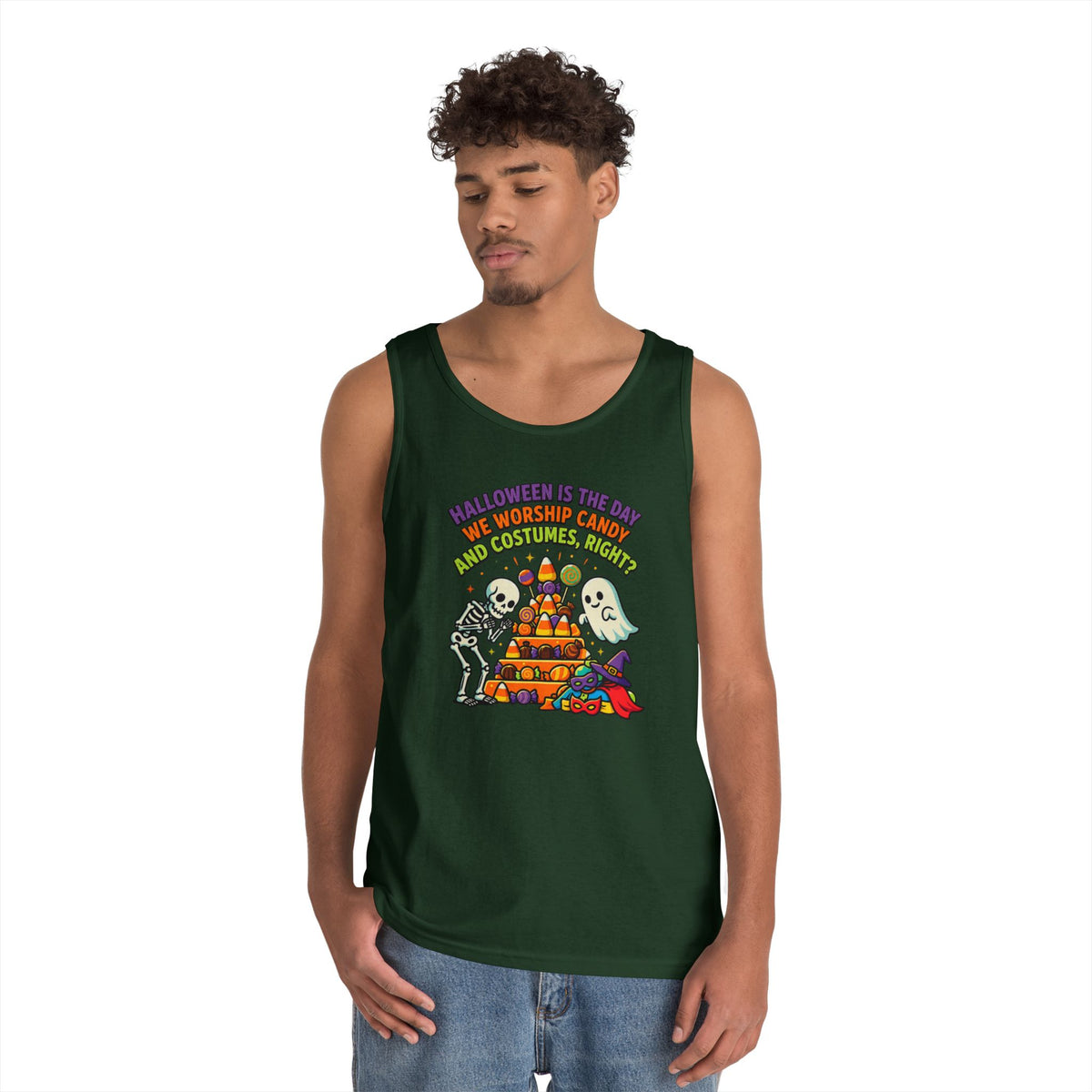 Color: Forest Green | Worship Candy Tank Top