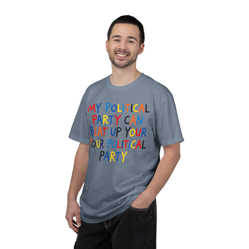 "Political Parties" Unisex Garment-Dyed Tee