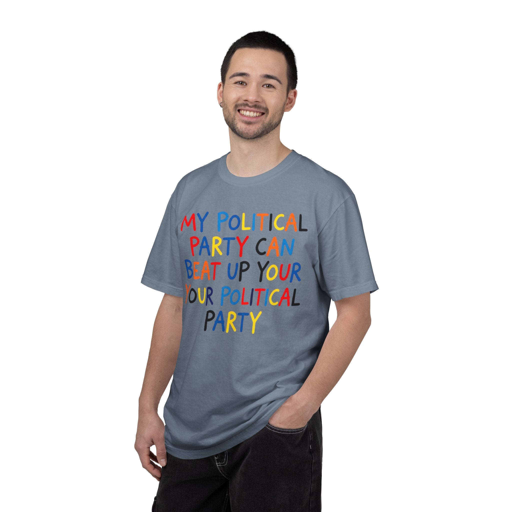 "Political Parties" Unisex Garment-Dyed Tee