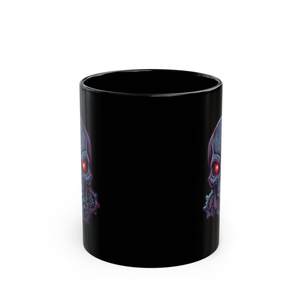 "Embrace the Journey - The Journey Sucks" Black Ceramic Mug — Graphic