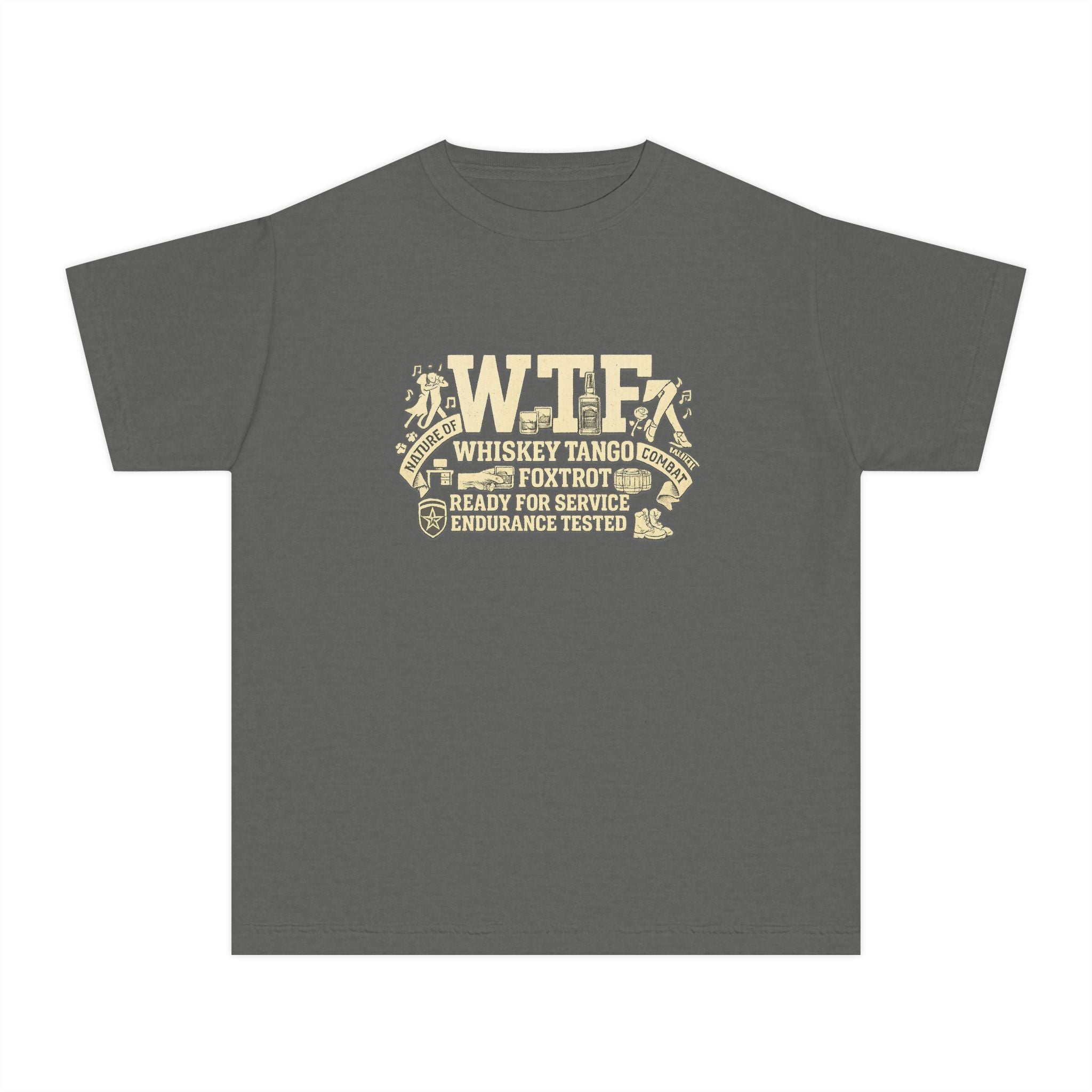 WTF Nature of Combat | Youth Tee — AttitudeShirts