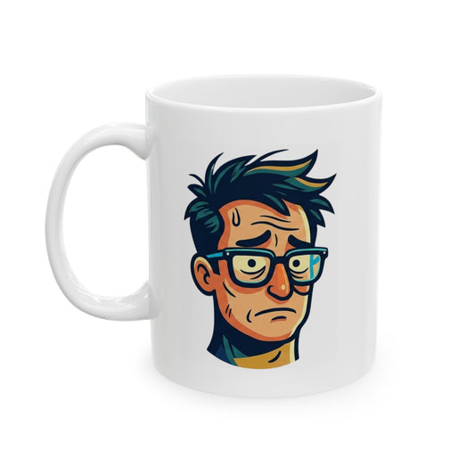 "Responsible Adult Costume" White Ceramic Mug — Graphic