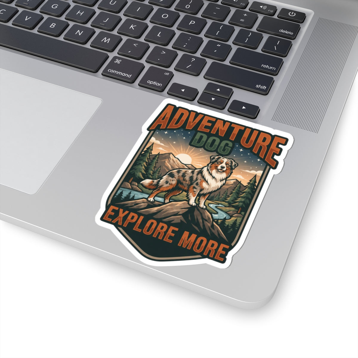 "Adventure Dog" Sticker — Main