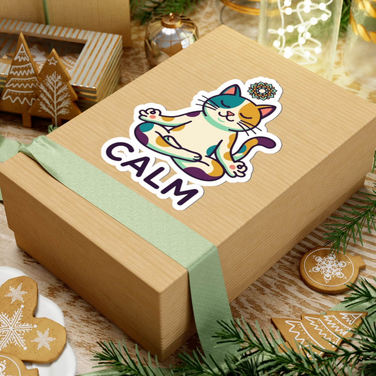 "Cat CALM" Sticker — Main