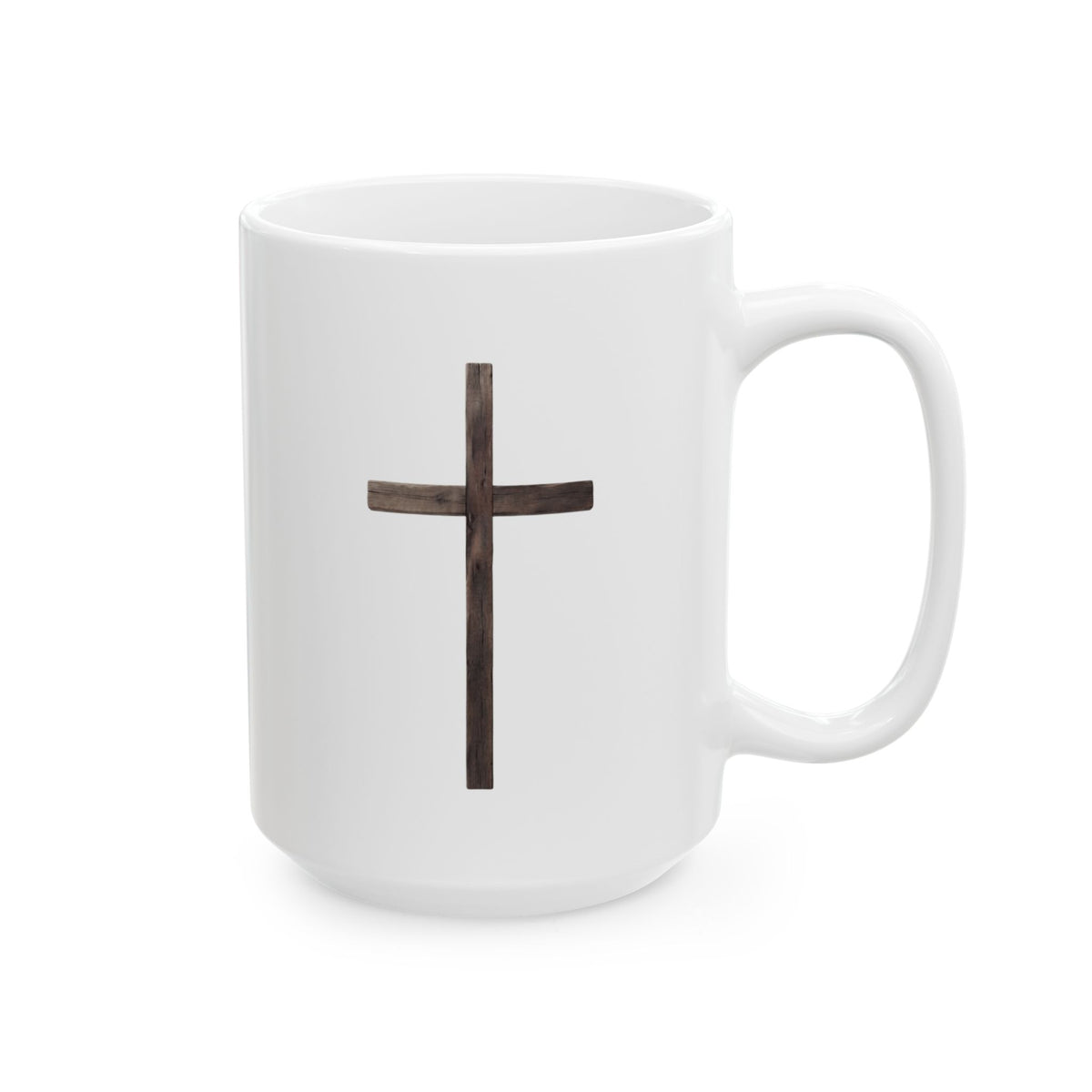 "God Has A Plan For Me" White Ceramic Mug — Graphic