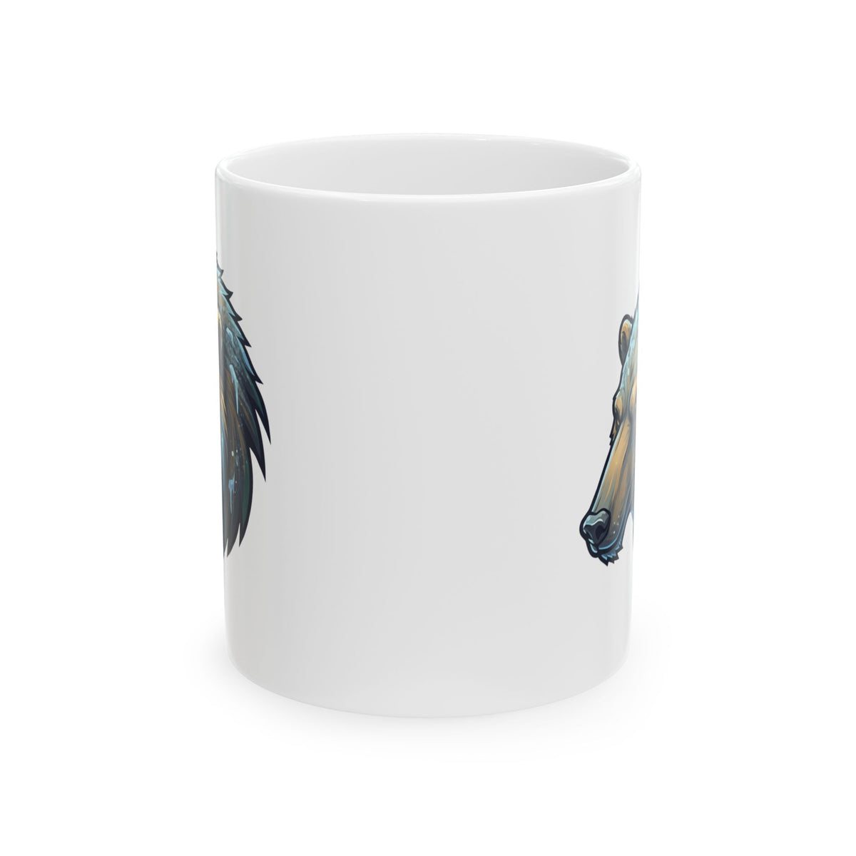 "Alioat (Siberian Folklore)" White Ceramic Mug — Graphic