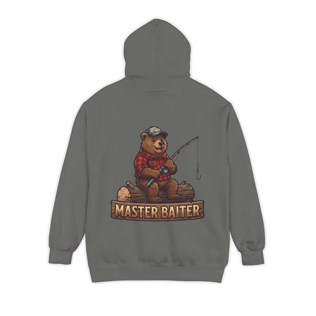 Color: Grey | Bear Master Baiter Garment-Dyed Hoodie