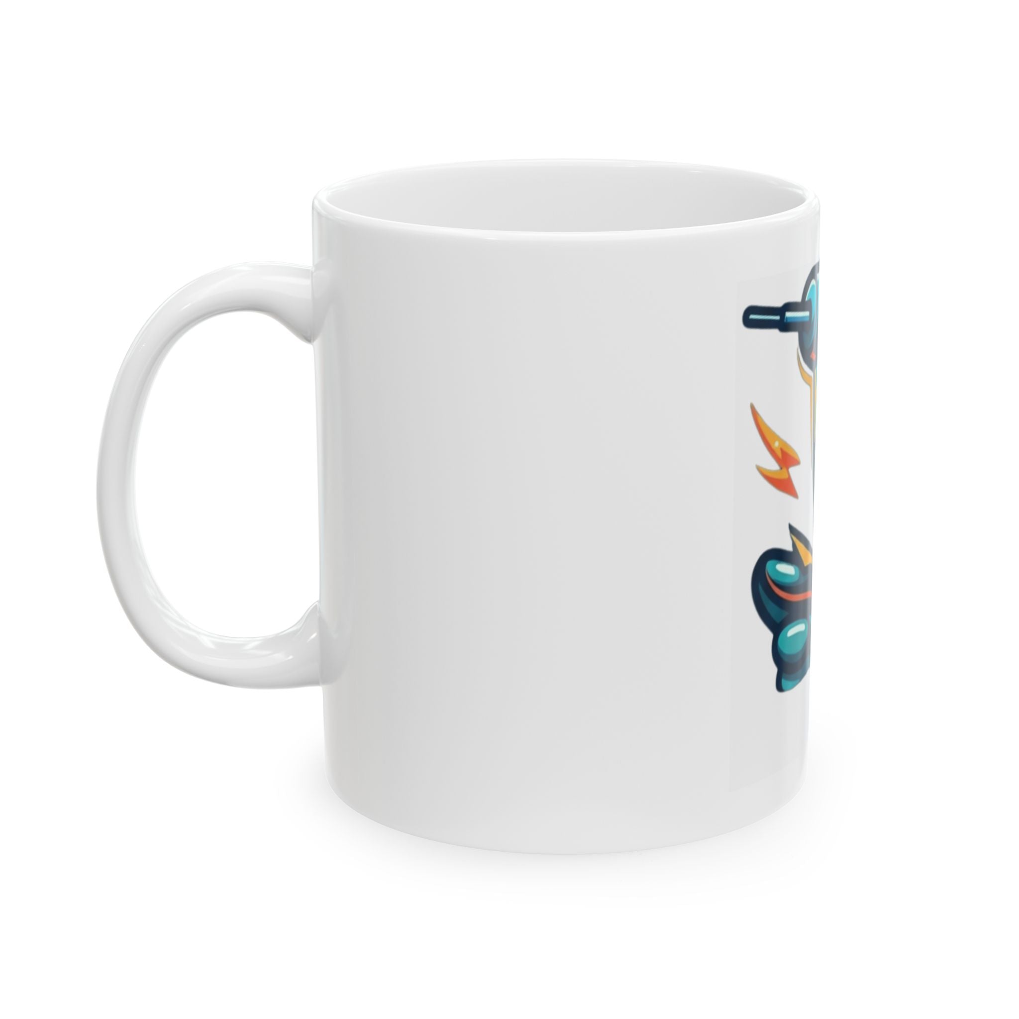 "Drill Baby Drill" White Ceramic Mug — Graphic