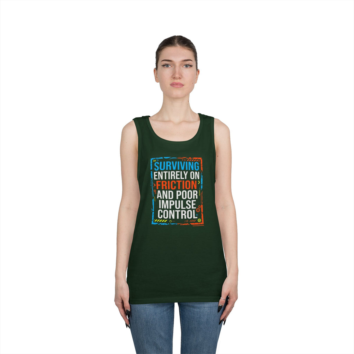 "Surviving On Friction" Tank Top