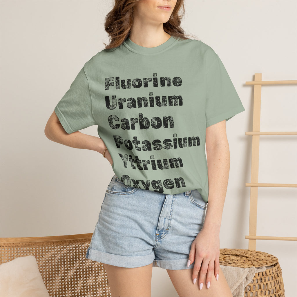 "Periodic Salt" Unisex Garment-Dyed T-shirt