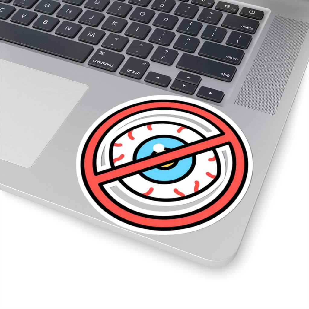 "Eye Contact Policy" Sticker