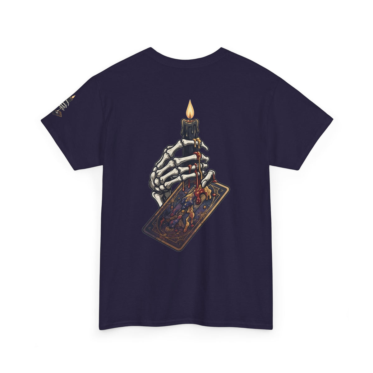 Skeletal Hand And Tarot Card Premium Graphic Tee