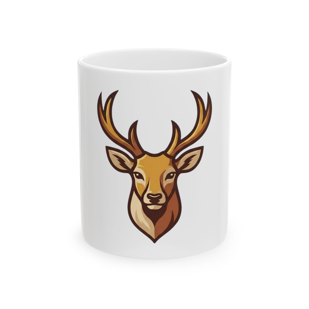 "August Legend" White Ceramic Mug — Graphic