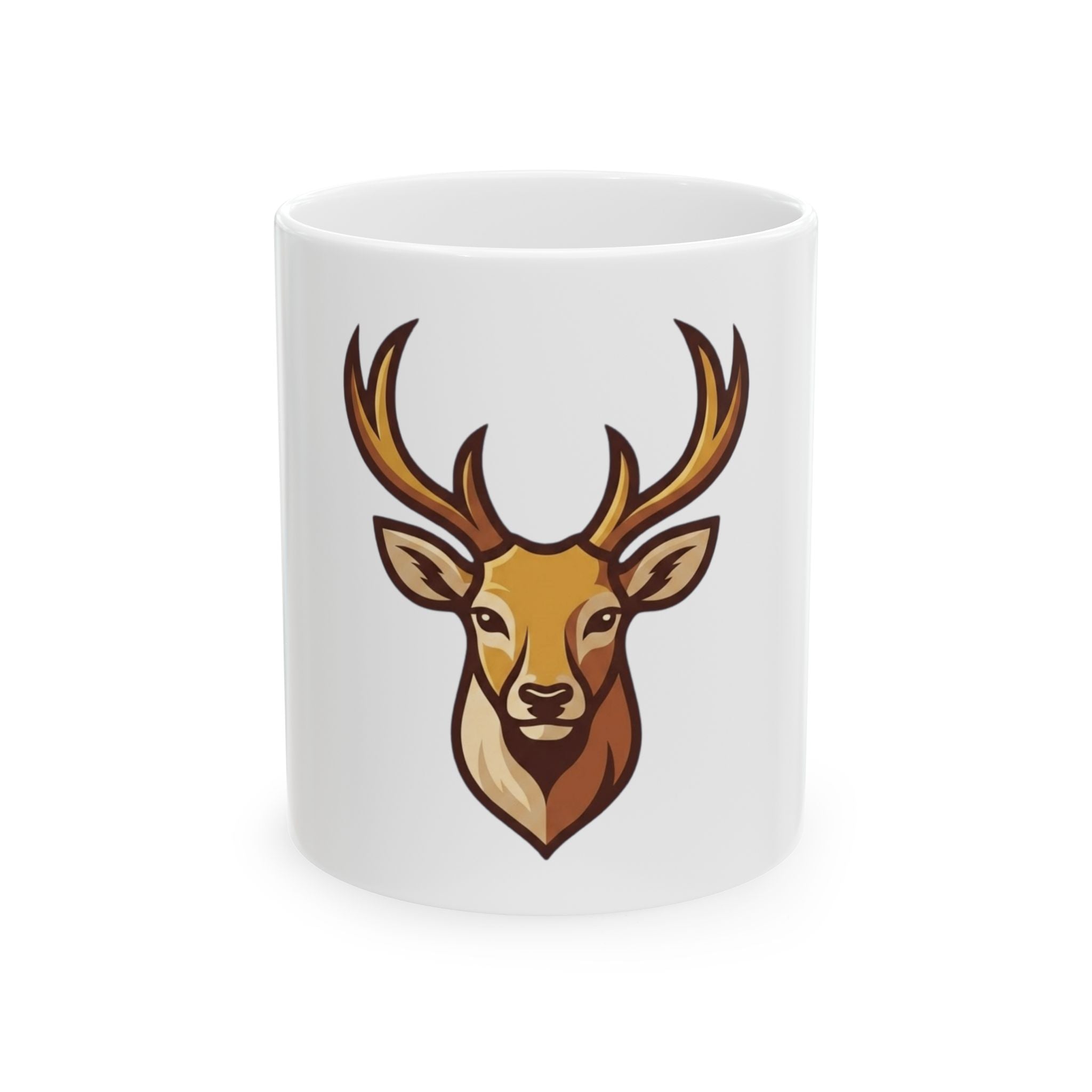 "August Legend" White Ceramic Mug — Graphic
