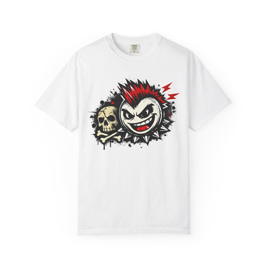 Color: White | Pure Uncut Attitude | Garment-Dyed Tee — AttitudeShirts