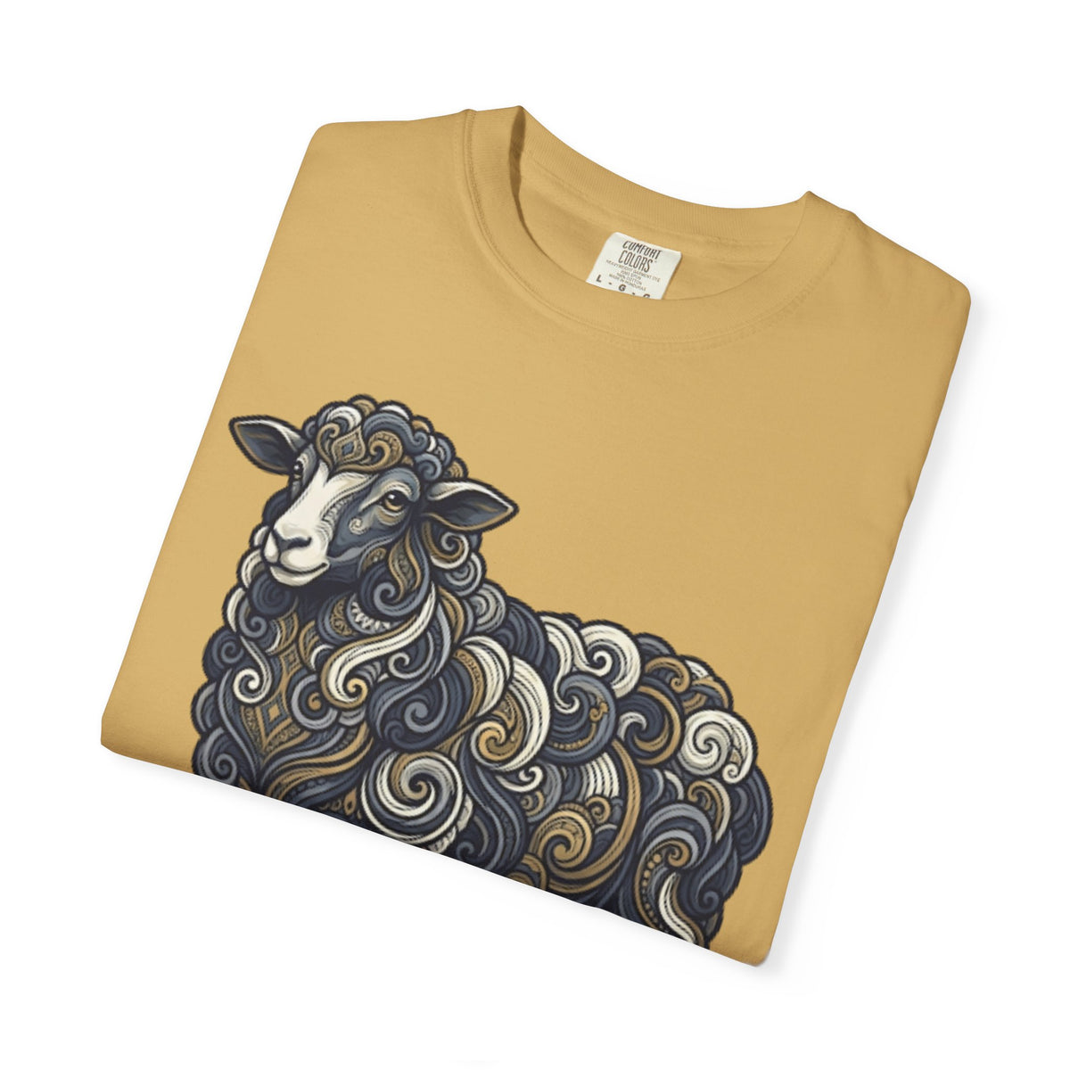 Barnyard Sheep Unisex Garment-Dyed Tee