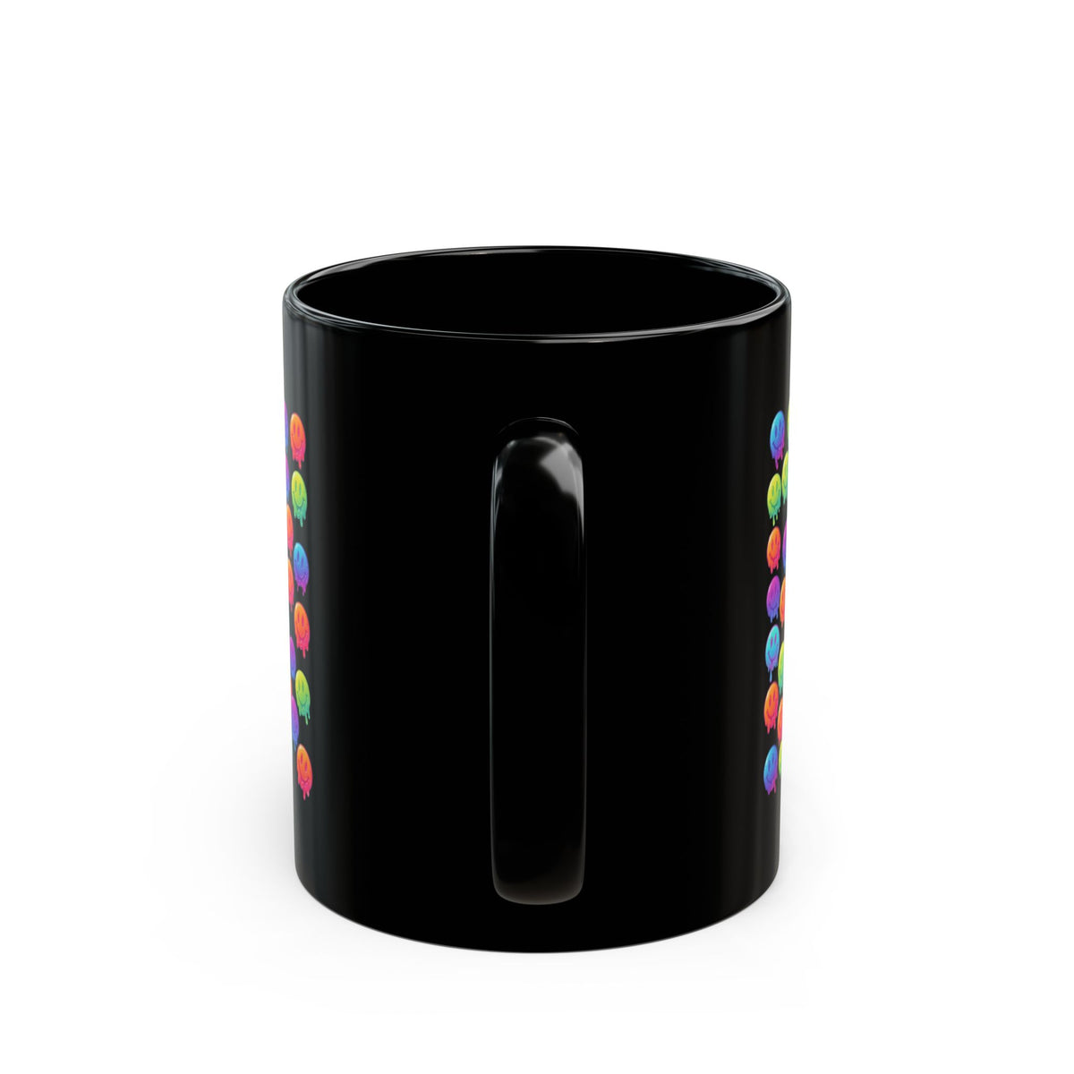 "Melting Hot" Black Ceramic Mug