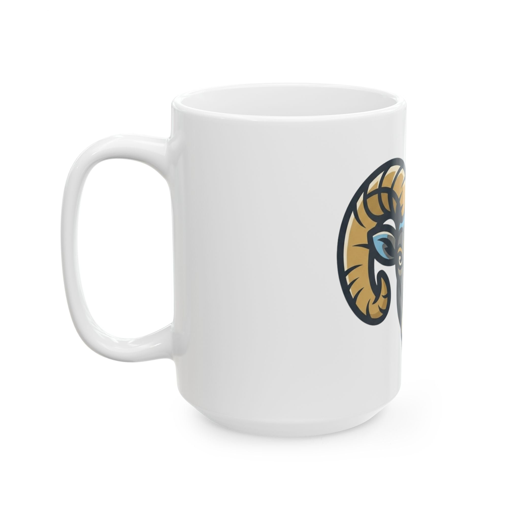 "May Legend" White Ceramic Mug — Graphic