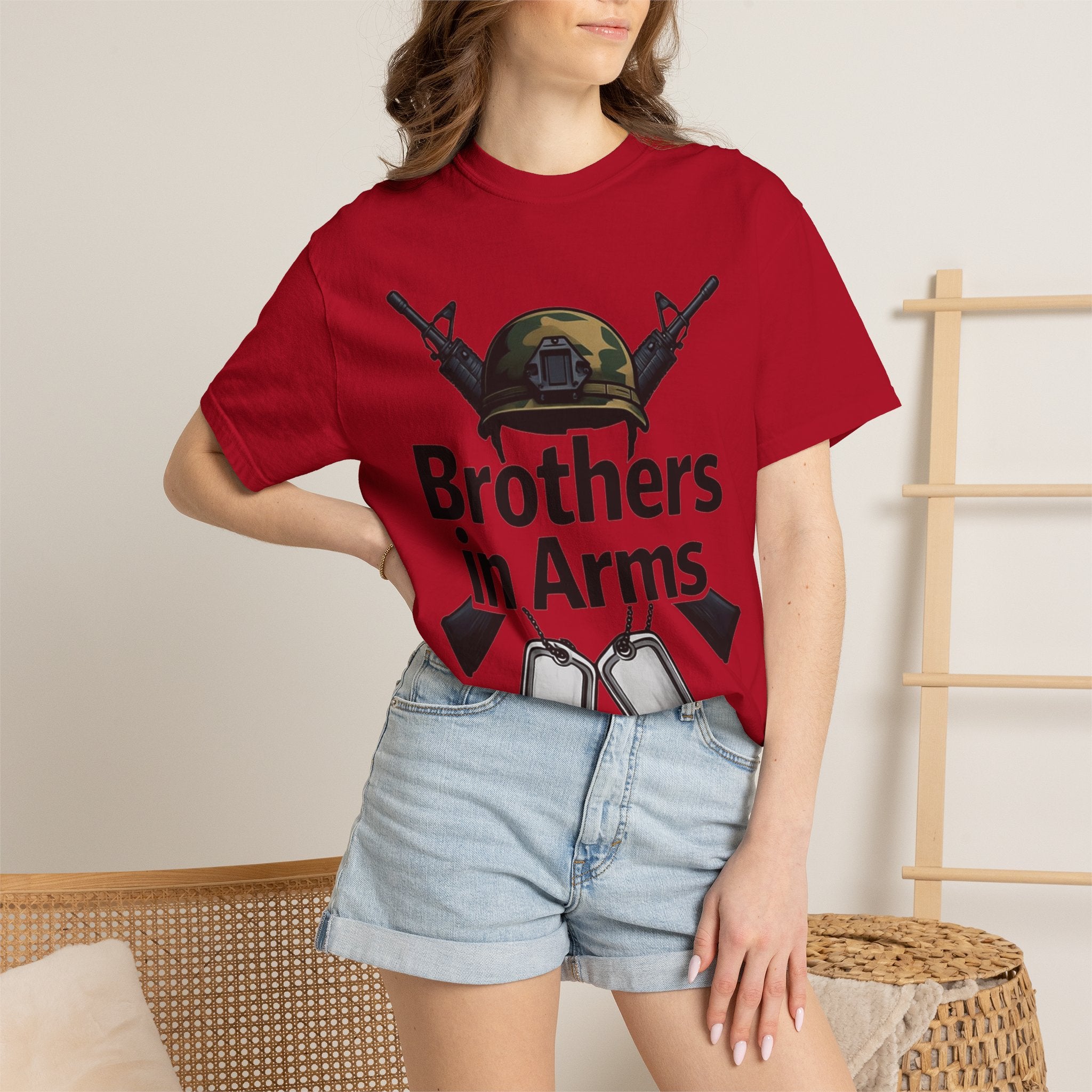"Brothers in Arms" Unisex Garment-Dyed T-shirt