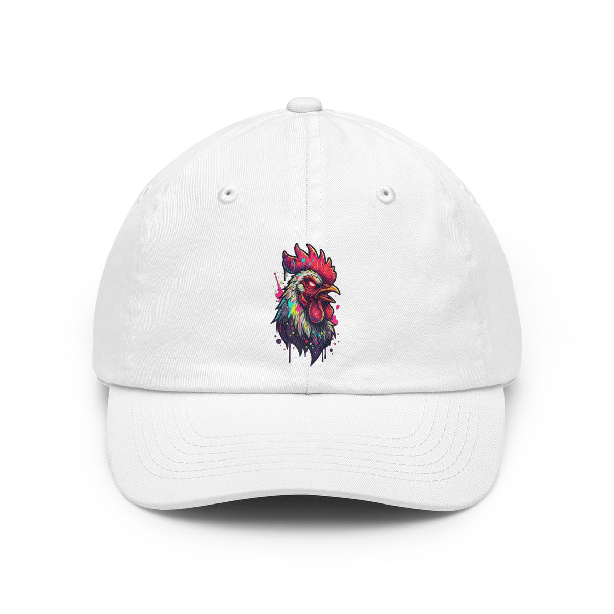 Color: White | Chickenshit Dad Hat