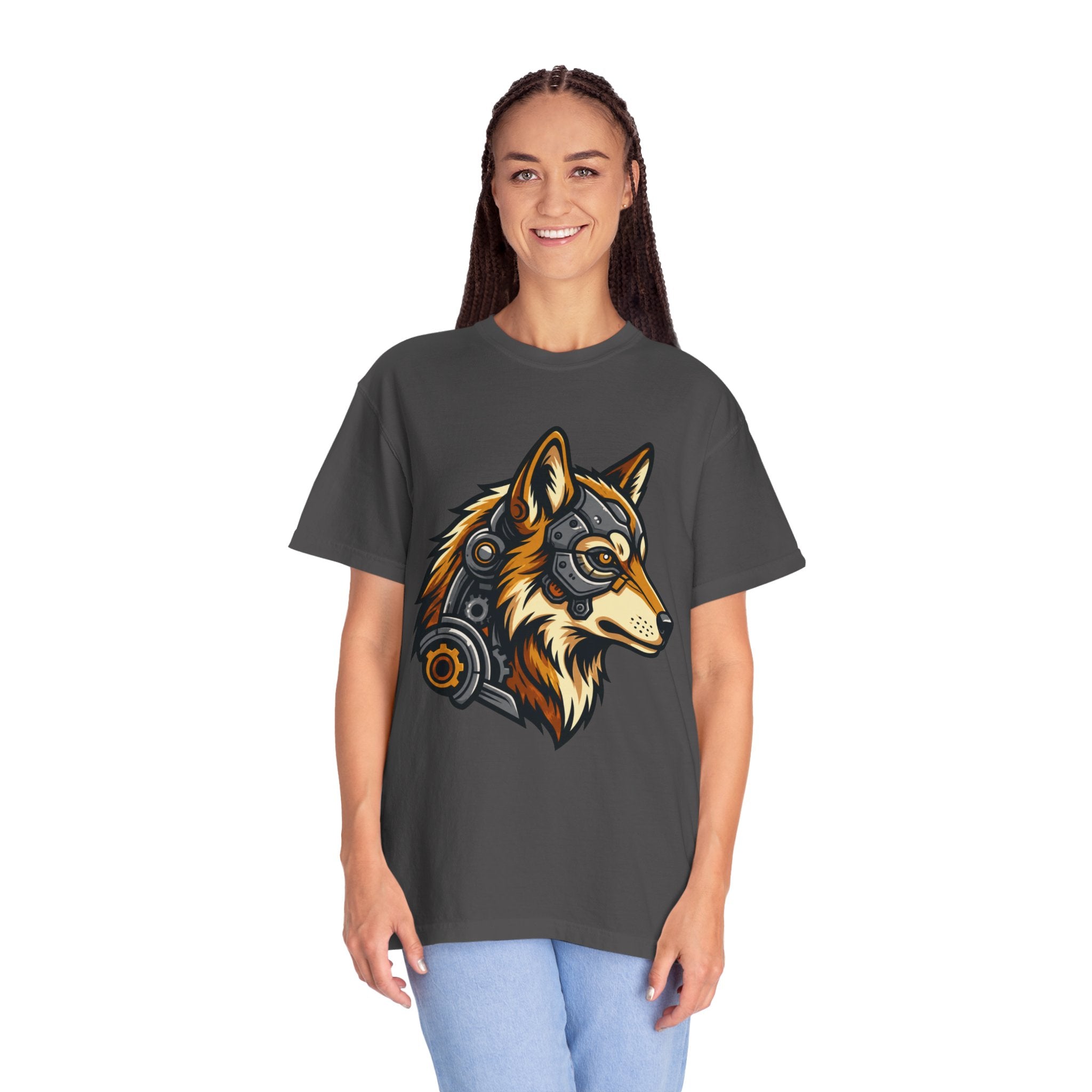 "Cyber Dog" Unisex Garment-Dyed Tee