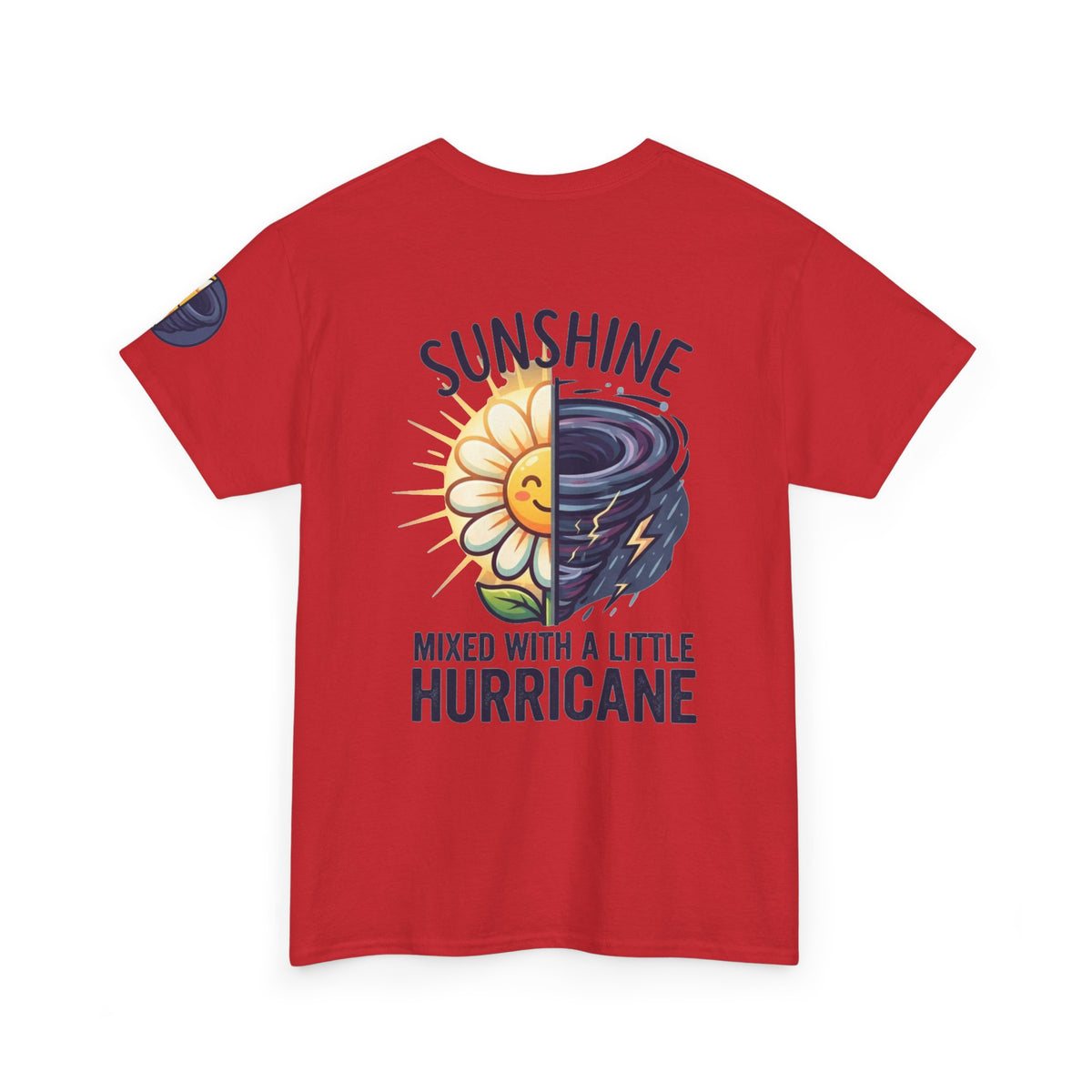 Color: Red | Sunshine Mixed With A Little Hurricane Premium Graphic Tee
