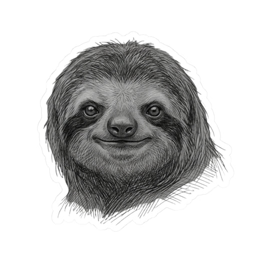 "Pencil Sketch Art Sloth" Sticker