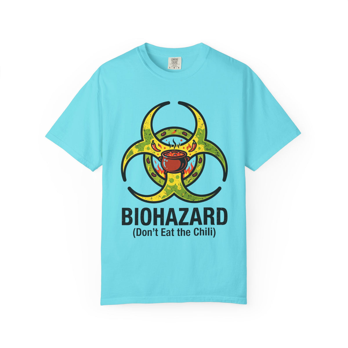 Color: Lagoon Blue | Bio Hazard Unisex Garment-Dyed Tee