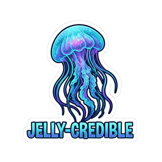 "Jelly Credible" Sticker — Main