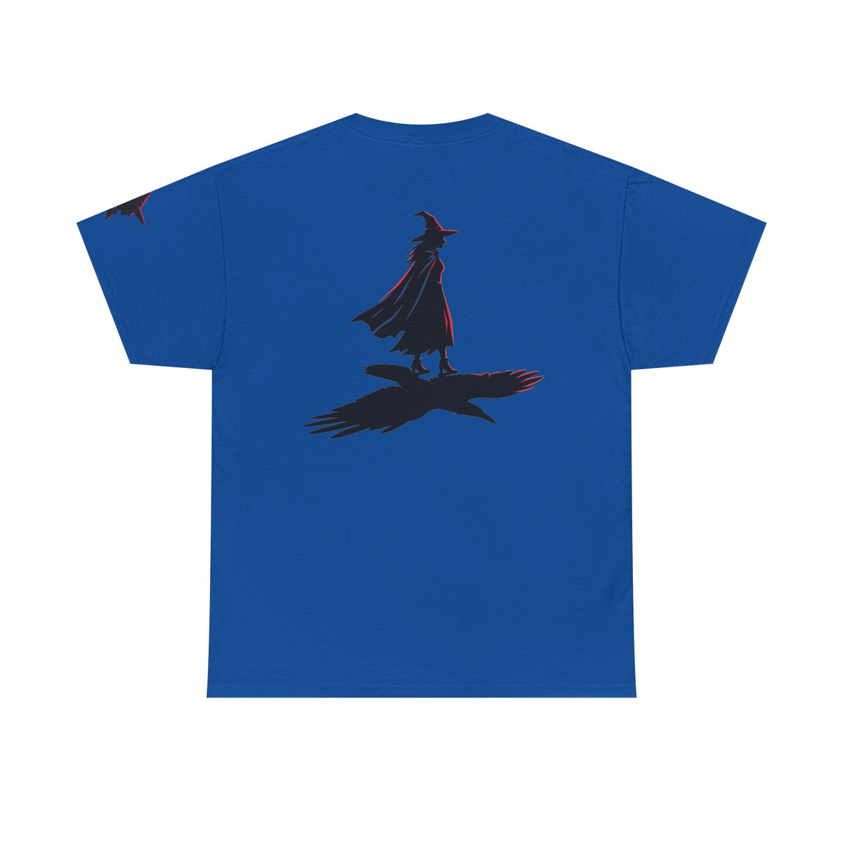 Color: Royal | Witch With Raven Shadow Premium Graphic Tee