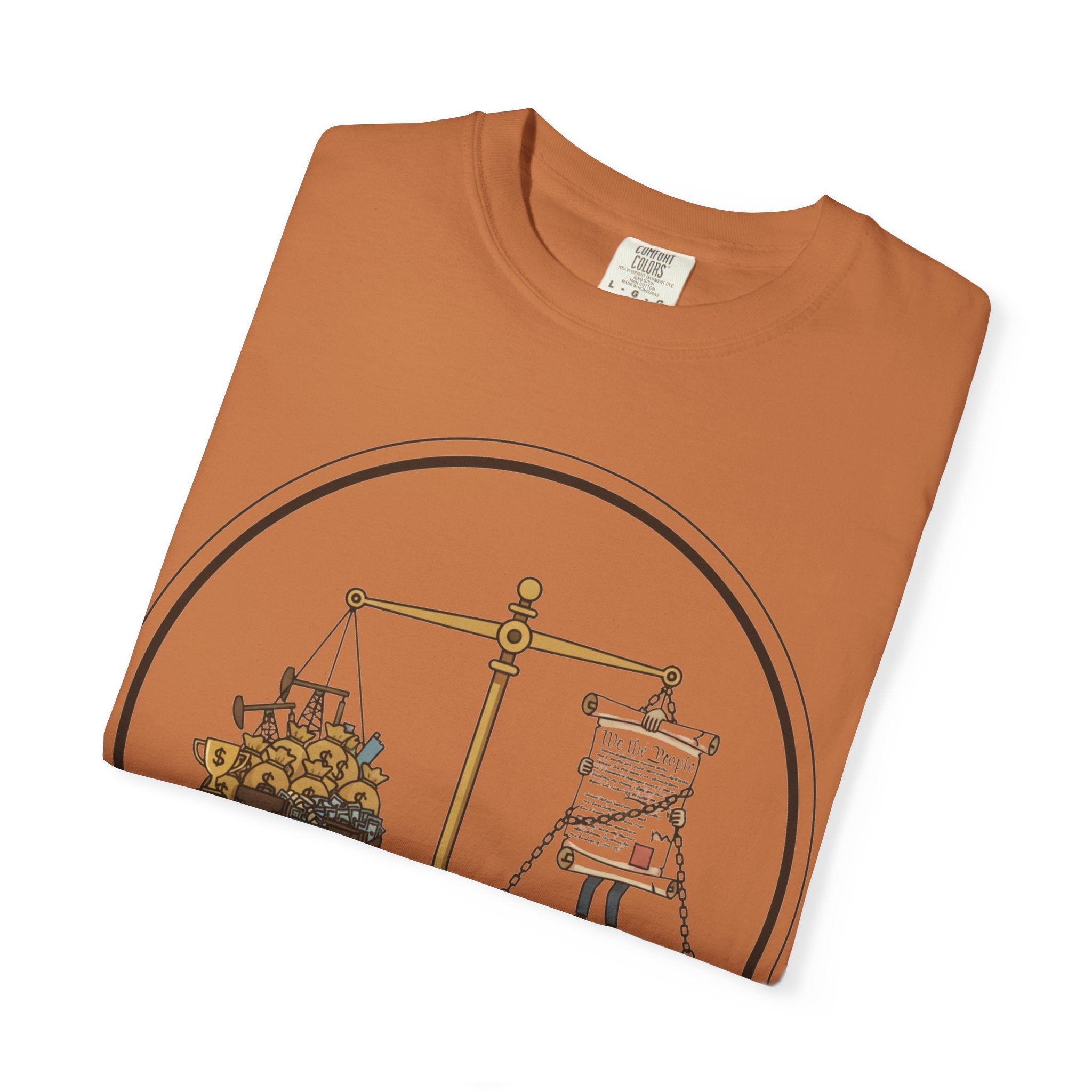 "The Economic Balance" Unisex Garment-Dyed T-shirt