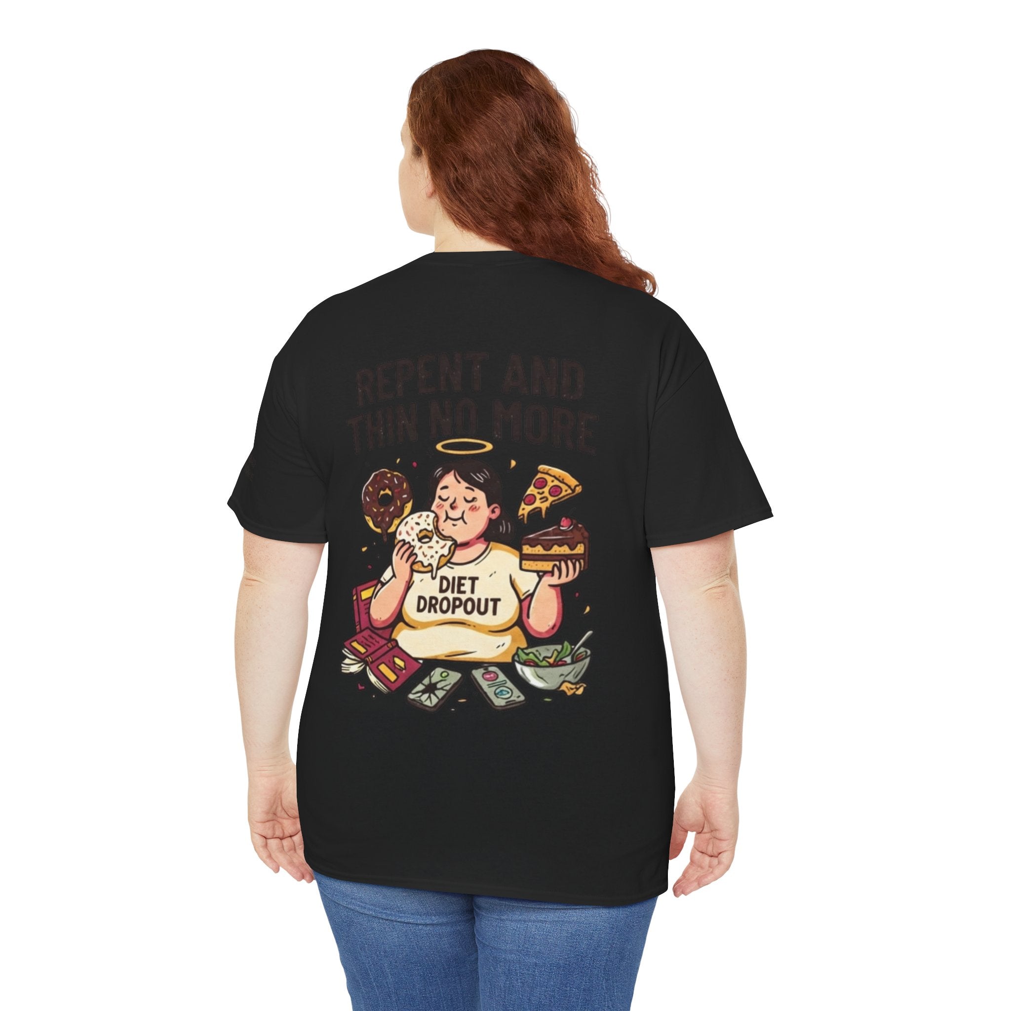 "Repent and Thin No More" Premium Graphic Tee